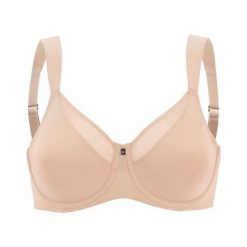 Triumph "Biustonosz ""Minimizer""" True Shape Sensation beżowy female beżowy 90G. Brązowe biustonosze sportowe damskie Triumph, s, z haftami, z dżerseju. Za 199,00 zł.