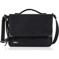 LISTONOSZKA CROSSBODY LIBRE CZARNA AVA. Czarne listonoszki damskie marki Felice, w paski, z nubiku, sportowe, na ramię, bez dodatków. Za 89,00 zł.