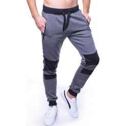 Spodnie męskie dresowe grafitowe jogger Recea. Szare spodnie męskie Recea, s, bez wzorów, z bawełny, sportowe. W wyprzedaży za 29,99 zł.