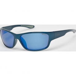Polaroid - Okulary PLD3015S. Niebieskie okulary przeciwsłoneczne męskie marki Polaroid, z materiału, prostokątne. W wyprzedaży za 159,90 zł.