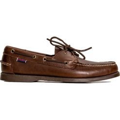 Buty SEBAGO DOCKSIDES PORTLAND WAXED. Brązowe mokasyny męskie Sebago, ze skóry, eleganckie. Za 660,00 zł.