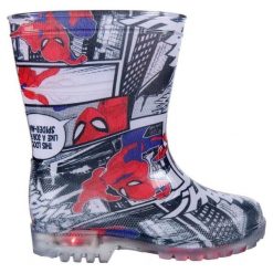 Disney Kalosze Chłopięce Spiderman 25 Wielokolorowe. Szare kalosze chłopięce marki Disney. Za 85,00 zł.