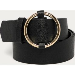 Answear Lab - Pasek. Czarne paski damskie Answear Lab, w paski, ze skóry ekologicznej. Za 59,90 zł.