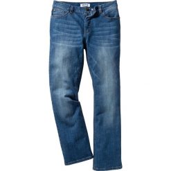 Jeansy męskie regular: Dżinsy ze stretchem Regular Fit Bootcut bonprix niebieski "used"