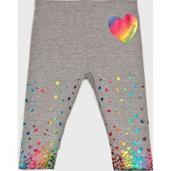 Desigual - Legginsy dziecięce 104-158 cm. Szare spodnie dziewczęce Desigual, bez wzorów, z elastanu. W wyprzedaży za 69,90 zł.