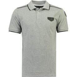 Koszulka polo "Kogo" w kolorze jasnoszarym. Szare koszulki męskie Stone Goose, m, z aplikacjami, z bawełny, bez rękawów. W wyprzedaży za 98,95 zł.