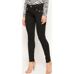 Jeansy Slim Fit Cavalli Class A1IUA013. Czarne jeansy damskie Cavalli Class. W wyprzedaży za 399,00 zł.