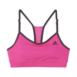 Biustonosze sportowe: Adidas Biustonosz sportowy Strappy Solid W Bra różowy r. S (AJ6571)