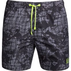 Szorty kąpielowe EA7 EMPORIO ARMANI Print|Szary. Szare kąpielówki męskie marki EA7 Emporio Armani, z tkaniny. Za 294,00 zł.
