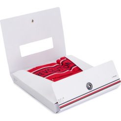 Zestaw 3 par wysokich skarpet unisex TOMMY HILFIGER - 391985001 White/Blue/Red 105. Skarpetki damskie TOMMY HILFIGER. Za 94,99 zł.