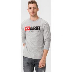 Diesel Just Koszulka Szary. Szare podkoszulki męskie Diesel, xl, bez wzorów, z bawełny, z długim rękawem. Za 309,95 zł.