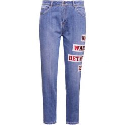 Jeansy damskie: Each x Other EMBROIDERED BAGGY Jeansy Straight Leg dark blue