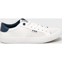 Big Star - Tenisówki. Białe trampki męskie BIG STAR, bez wzorów, z gumy, retro, na sznurówki. W wyprzedaży za 89,90 zł.