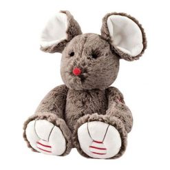 Przytulanki i maskotki: Przytulanka „Myszka” w kolorze brązowym – (W)31 cm