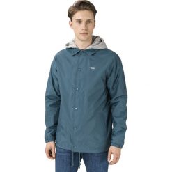 Vans Riley Kurtka Niebieski. Niebieskie płaszcze męskie Vans, na wiosnę, xl, bez wzorów, z bawełny, bez kaptura. Za 395,95 zł.