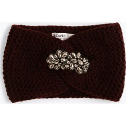 Marie Lund - Opaska damska, czerwony. Czerwone opaski damskie Marie Lund, bez wzorów, z dzianiny. Za 69,95 zł.