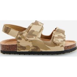 Sandały moro ze skórzaną wkładką - Khaki. Brązowe sandały męskie Reserved, bez zapięcia. Za 79,99 zł.