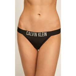 Calvin Klein - Figi kąpielowe. Czarne stroje kąpielowe damskie Calvin Klein, s, bez wzorów, z elastanu. Za 179,90 zł.