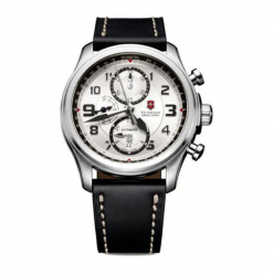 Zegarek "241449" w kolorze czarnym. Czarne zegarki męskie marki Victorinox, ze stali. W wyprzedaży za 5299,95 zł.
