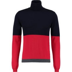 Swetry klasyczne męskie: Wood Wood JAQUES Sweter navy/red