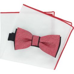 Muchy męskie: mucha cotton czerwony classic 201
