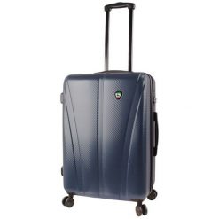Mia Toro Walizka Podróżna m1238/3-M Niebieski. Niebieskie walizki marki Mia Toro, bez wzorów, eleganckie. Za 449,00 zł.