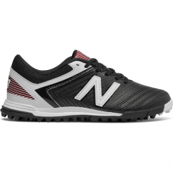 Turfy Junior Audazo 2.0 Strike TF - JSASTBR2. Czarne buty chłopięce sportowe marki New Balance, z gumy. W wyprzedaży za 99,99 zł.