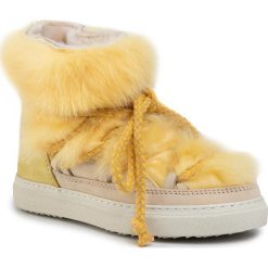 Buty INUIKII - Sneaker Toscana 70202-56 Yellow. Żółte kozaki damskie Inuikii, na zimę, ze skóry, na niskim obcasie, bez zapięcia. W wyprzedaży za 789,00 zł.