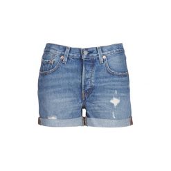 Szorty i Bermudy Levis 501 SHORT LONG. Niebieskie szorty damskie Levi's®, bez wzorów. Za 191,20 zł.