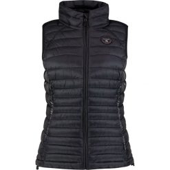 Napapijri AERONS VEST Kamizelka black. Szare kamizelki damskie marki Napapijri, l, z elastanu, z kapturem. Za 669,00 zł.