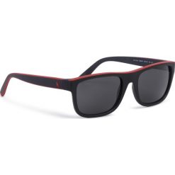 Okulary przeciwsłoneczne POLO RALPH LAUREN - 0PH4145 528487 Black/Black. Czarne okulary przeciwsłoneczne męskie Polo Ralph Lauren, z tworzywa sztucznego. W wyprzedaży za 379,00 zł.