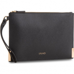 Torebka LIU JO - M Pouch Isola A68183 E0087 Nero 22222. Czarne torebki klasyczne damskie Liu Jo, ze skóry ekologicznej. Za 259,00 zł.