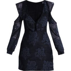 Sukienki: Missguided COLD SHOULDER LACE Sukienka koktajlowa navy