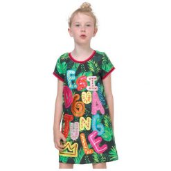 Desigual Sukienka Dziewczęca Cheyenne 152 Wielokolorowy. Szare sukienki dziewczęce marki Desigual. W wyprzedaży za 179,00 zł.