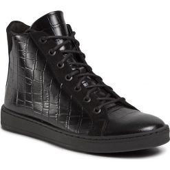 Sneakersy GINO ROSSI - Mariko DTI884-Y21-0878-9999-T 99/99. Czarne półbuty damskie Gino Rossi, na co dzień, bez wzorów, ze skóry, bez obcasa, na płaskiej podeszwie, bez zapięcia. W wyprzedaży za 279,00 zł.