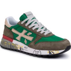 Sneakersy PREMIATA - Mick 4565 Green. Zielone sneakersy męskie Premiata, na co dzień, bez wzorów, ze skóry, eleganckie, bez zapięcia. Za 869,00 zł.