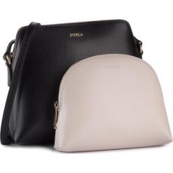 Torebka FURLA - Boheme 1022528 E EQ35 ARE Onyx/Lino g/Chalk. Czarne listonoszki damskie Furla, bez wzorów, ze skóry, bez dodatków. Za 879,00 zł.
