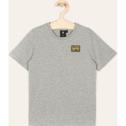 G-Star Raw - T-shirt dziecięcy 128-176 cm. Szare t-shirty chłopięce G-Star RAW, z nadrukiem, z bawełny, bez rękawów. W wyprzedaży za 49,90 zł.