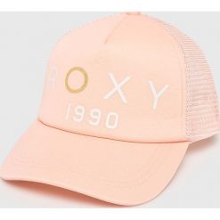 Roxy - Czapka. Niebieskie czapki damskie Roxy, bez wzorów, z poliesteru. W wyprzedaży za 89,90 zł.
