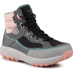 Trekkingi SKECHERS - Solstice Canyon 15562/GYMT Gray/Mt. Szare trapery damskie Skechers, ze skóry, klasyczne, bez obcasa, bez zapięcia. W wyprzedaży za 279,00 zł.