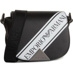 Torebka EMPORIO ARMANI - Y3E141 YSO6I 86683 Black/White/Black. Czarne listonoszki damskie Emporio Armani, bez wzorów, ze skóry, bez dodatków. W wyprzedaży za 829,00 zł.