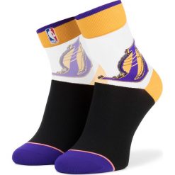 Skarpety Wysokie Damskie STANCE - Lakers Anklet W419C18LAK r.35/42 Yellow. Żółte skarpetki damskie Stance, bez wzorów, z elastanu. W wyprzedaży za 49,00 zł.