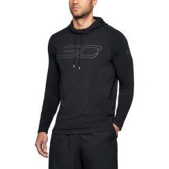 Bluzy męskie: Under Armour Bluza męska SC30 LS Hooded Tee czarna r. L (1306024-001)