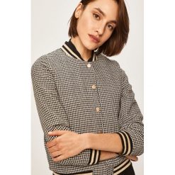 Answear - Kurtka bomber. Czarne kurtki damskie ANSWEAR, s, bez wzorów, z poliesteru, krótkie, bez kaptura. Za 169,90 zł.