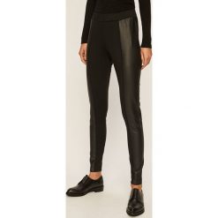 Morgan - Legginsy. Czarne spodnie damskie Morgan, s, bez wzorów, z elastanu, casualowe. W wyprzedaży za 99,90 zł.
