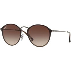 Ray-Ban - Okulary Blaze Round. Pomarańczowe okulary przeciwsłoneczne damskie marki Ray-Ban, okrągłe. Za 629,90 zł.
