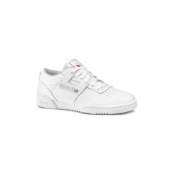 Buty Reebok Classic Workout Low. Białe trampki męskie Reebok Classic, bez wzorów, bez zapięcia. Za 329,00 zł.