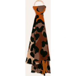 Desigual - Szal. Pomarańczowe szaliki damskie Desigual, bez wzorów, z dzianiny. Za 199,90 zł.