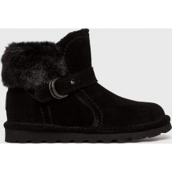 Bearpaw - Śniegowce Koko. Czarne śniegowce damskie marki Bearpaw, ze skóry. W wyprzedaży za 379,90 zł.