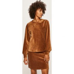 Vila - Bluza. Czarne bluzy damskie Vila, s, bez wzorów, z elastanu, bez rękawów, bez kaptura. W wyprzedaży za 99,90 zł.